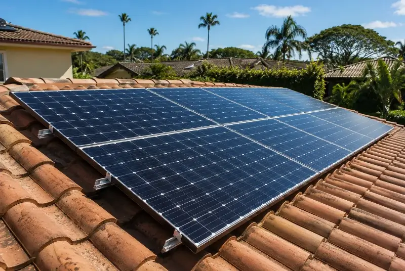 Installation de panneaux solaires à Bachant